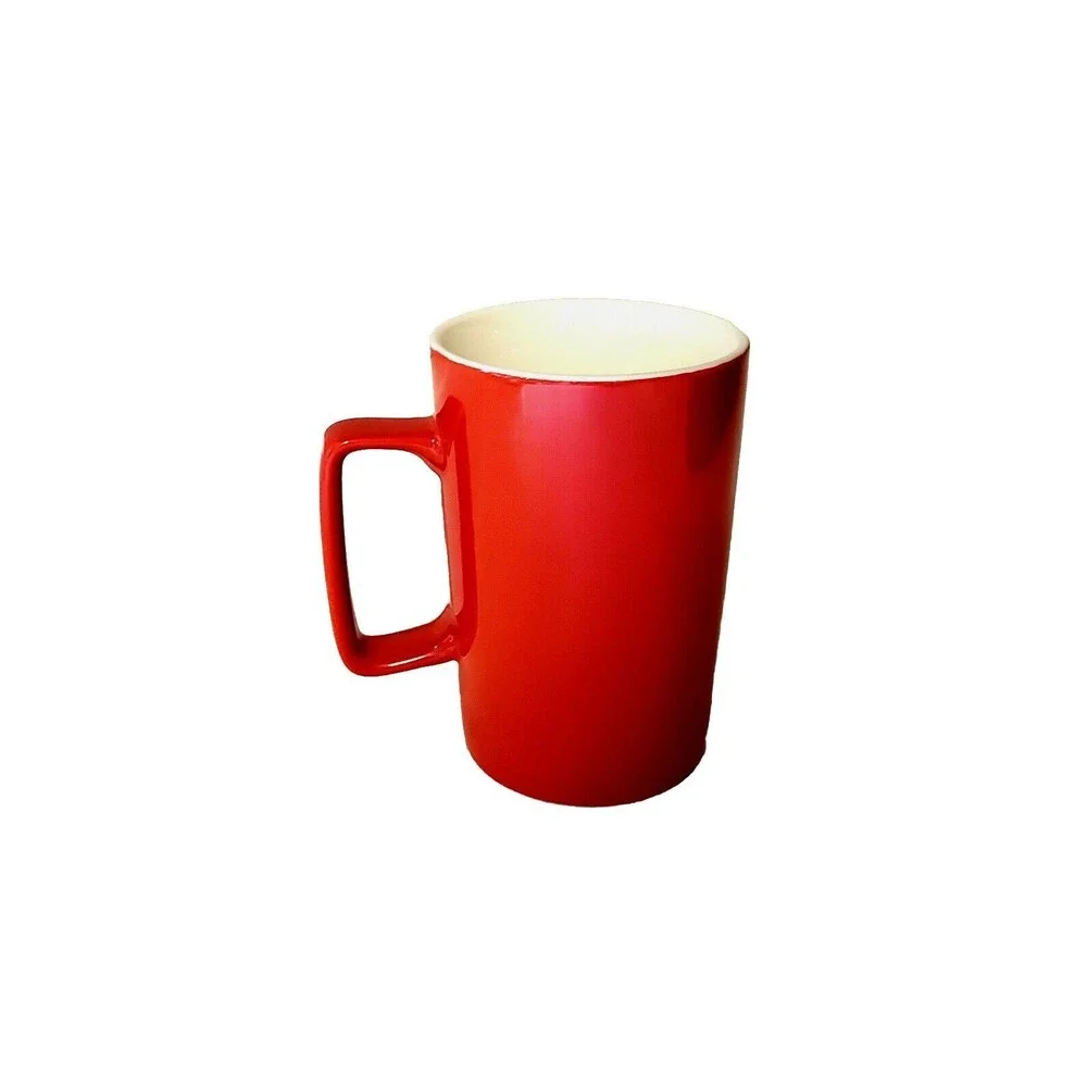 Starbucks 2021 Red Coffee Mug With Green Mermaid Logo 14 Ounce